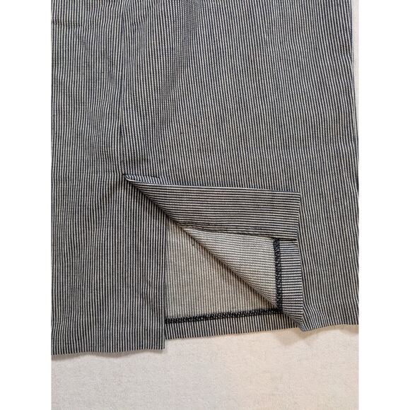 bridge & burn portland pinstripe midi pencil skirt white and black size S - Picture 5 of 6